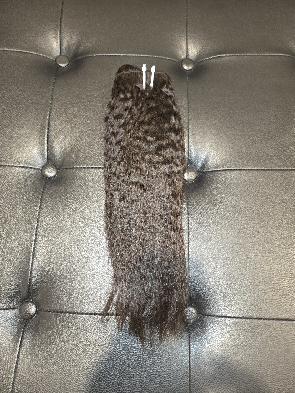 12" Virgin Brazilian Kinky Straight Weft Bundle